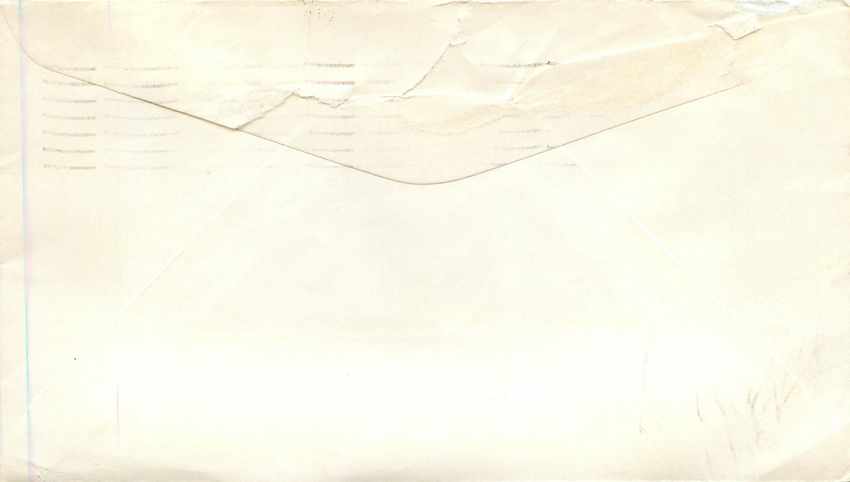 Postal stationary Canada 5c Bathurst for New York 1965 — Back