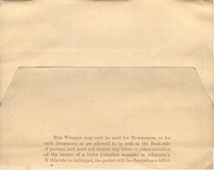 Entier Postal Stationary Cape of Good Hope 1p — Back