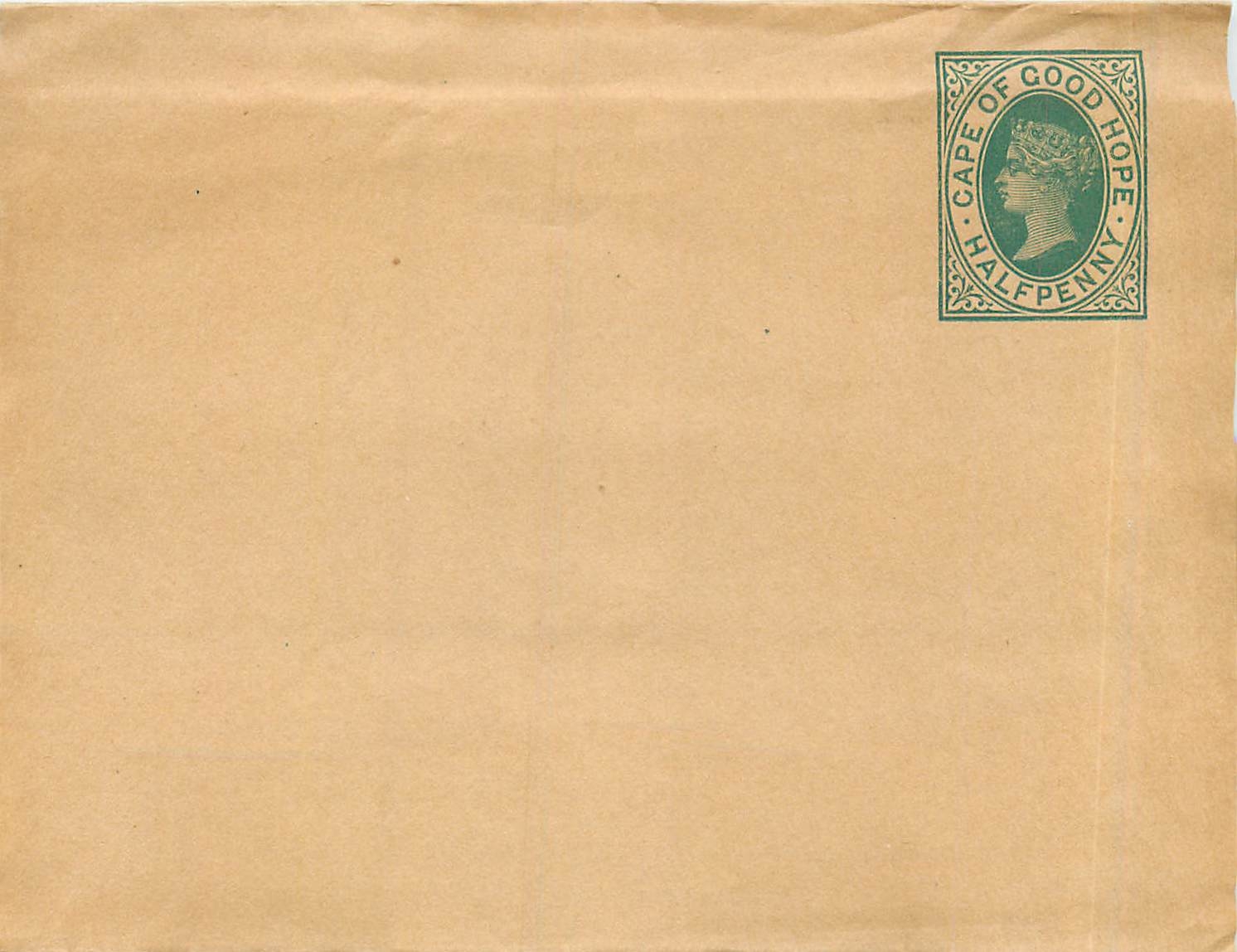 Entier Postal Stationary Cape of Good Hope 1/2p