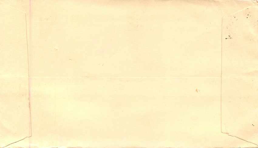 Lettre Cover Chine China — Rückseite