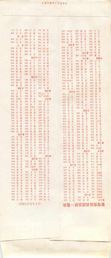 Postal Stationary Entier Postal Chine China — Rückseite
