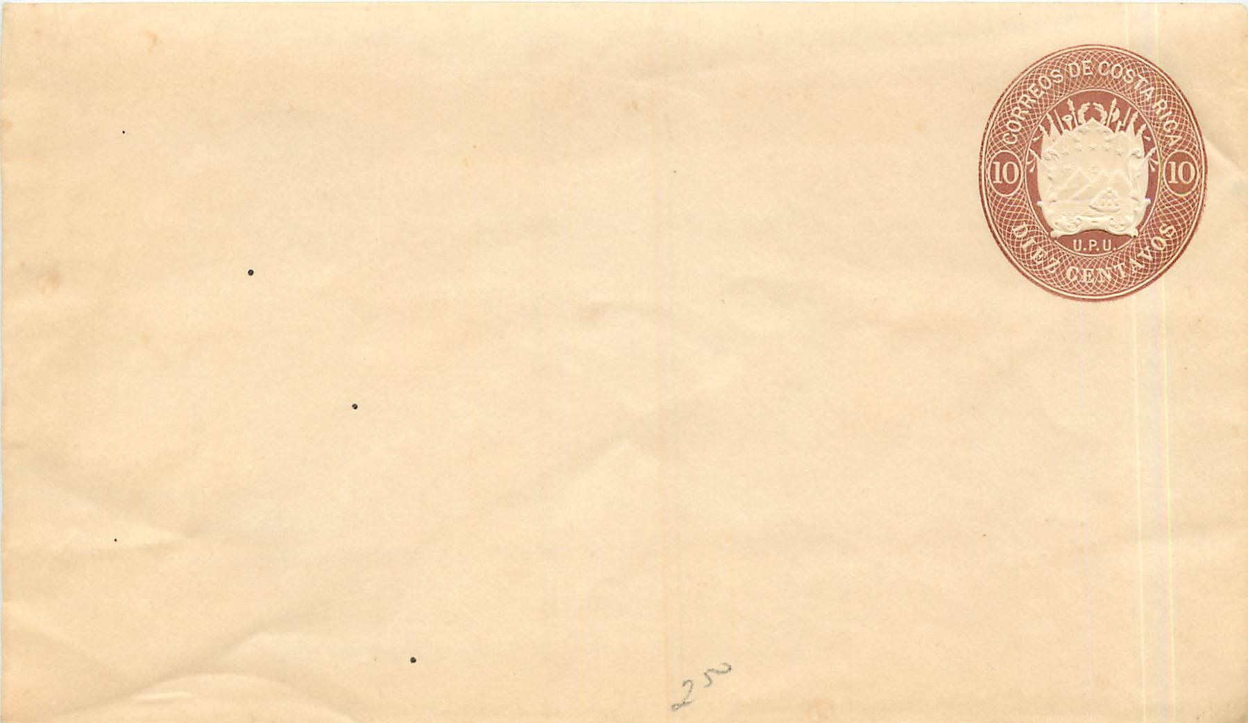 Entier Postal Stationary Costa Rica 10c