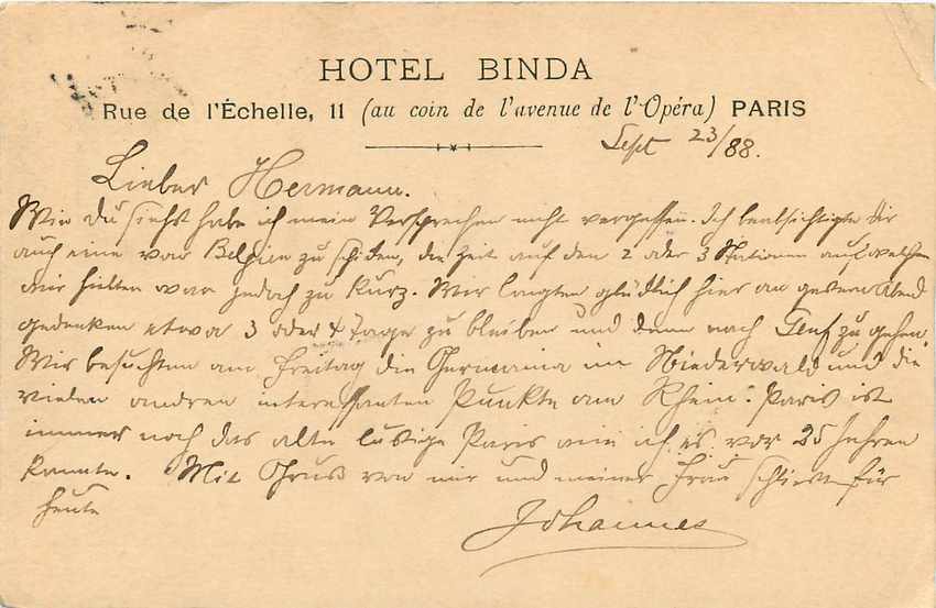 Entier Postal Stationary 10c Sage pour Allemagne — Rückseite