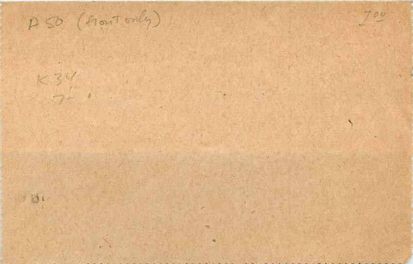 Entier Postal Stationary 25c Semeuse pour Paris — Rückseite