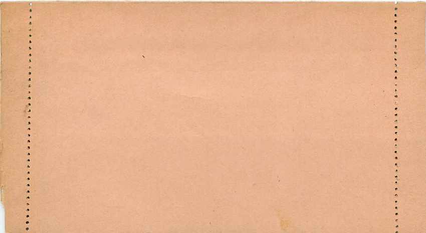 Entier Postal Stationary 25c Sage pour New York — Rückseite