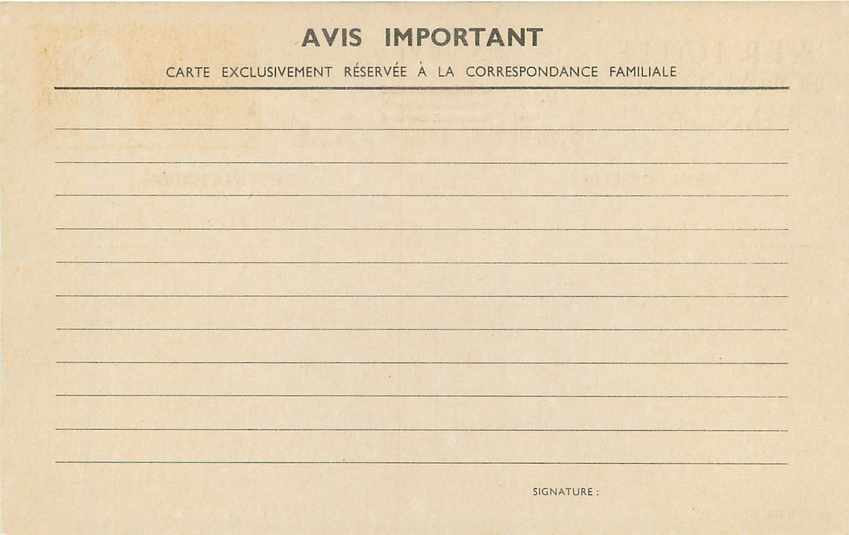 Entier Postal Stationary Afrique Equatoriale Francaise — Back