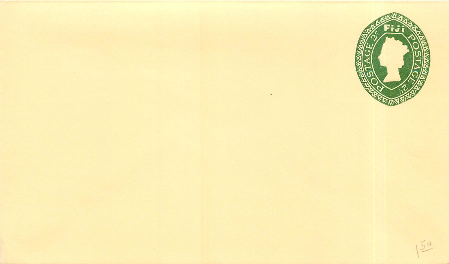 Entier Postal Stationary Fiji 2c Fidji