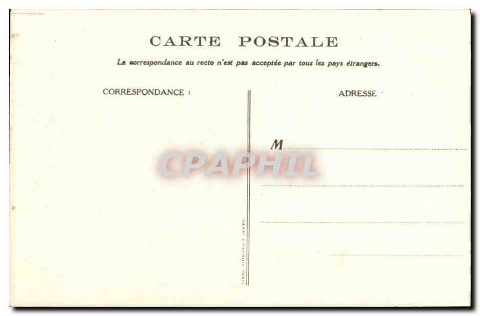 CPA Fantaisie Victor hugo Les Miserables La petite fille toute seule Cosette Illustrateur Litterature — Verso