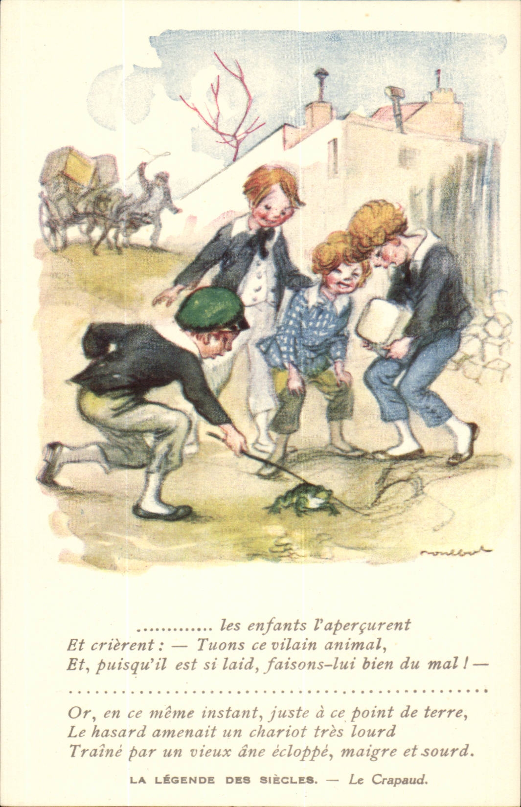 La légende des siècles — Le Crapaud — éditeur Lucequin Paris