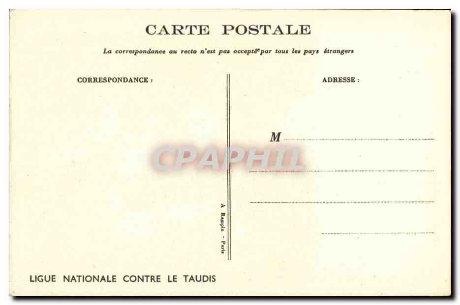 CPA Fantaisie On l'a trouve ce qui puait chez nous y avait deux rats creves dans le sommier Illustrateur Poulbot — Rückseite
