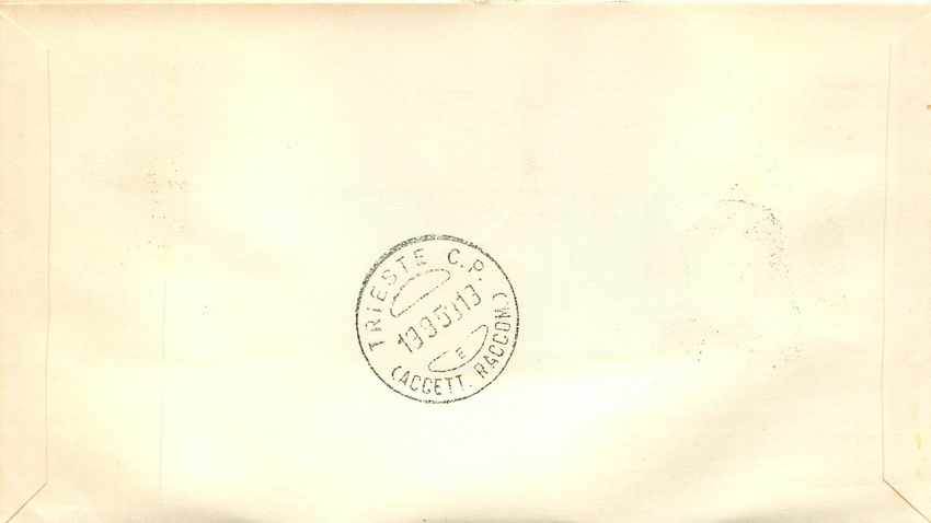 Lettre Cover Italie Italia AMG FTT FDC Luca Signorelli — Verso