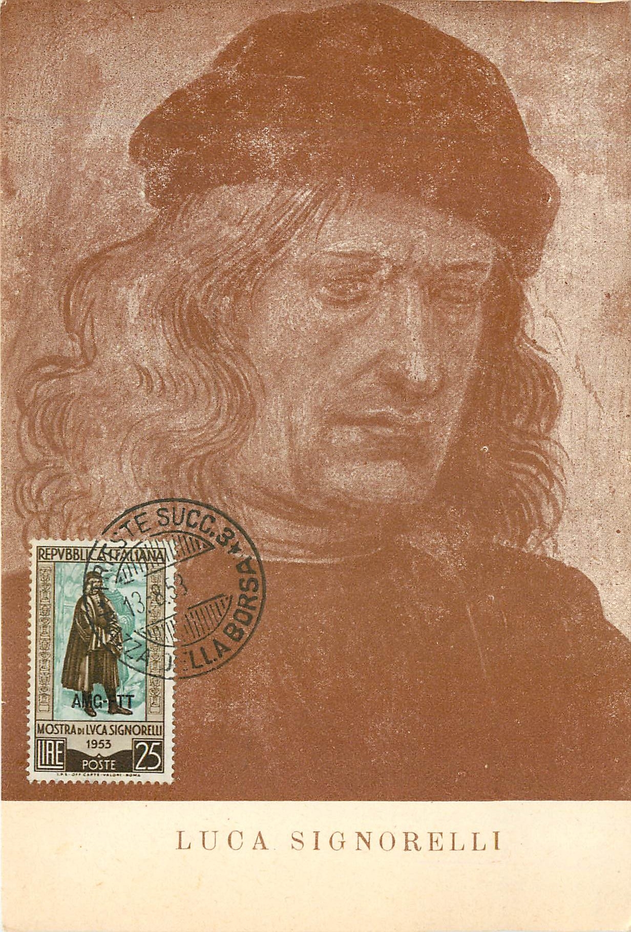 CARTE MAXIMUM Italie Italia AMG FTT Luca Signorelli 1953