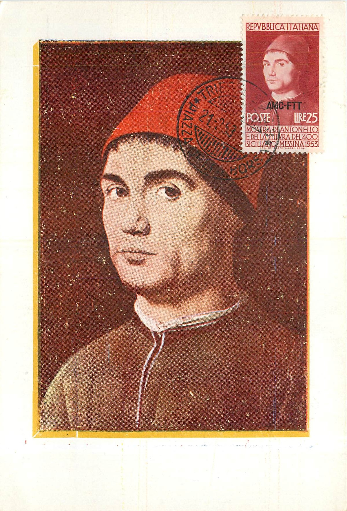 CARTE MAXMUM Italie Italia AMG FTT  Mostra Diantonello 1953