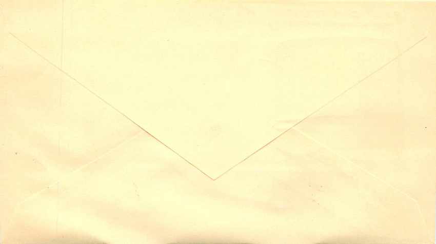 Lettre Cover Italie Italia AMG FTT FDC Phare 1954 — Back