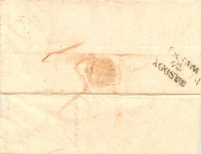 Lettre Cover Italie Italia Trieste Parma  — Rückseite