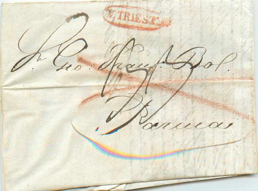 Lettre Cover Italie Italia Trieste Parma 