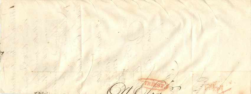 Lettre Cover Italie Italia Trieste Parma  — Rückseite