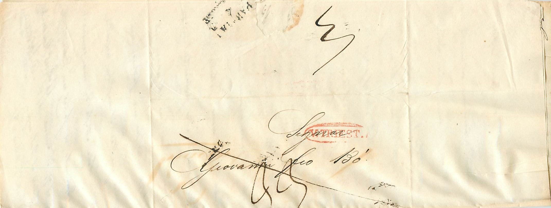 Lettre Cover Italie Italia Trieste Parma 