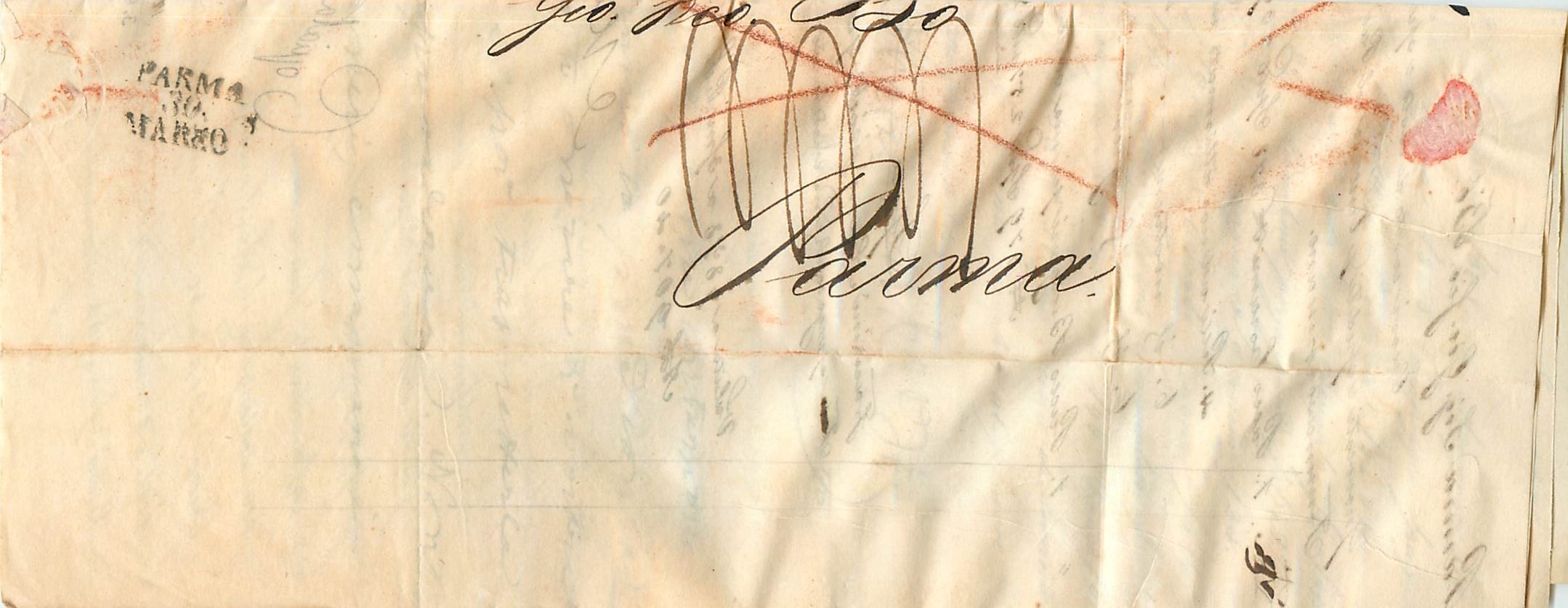 Lettre Cover Italie Italia Trieste Parma 