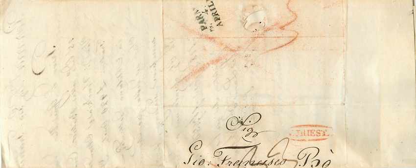 Lettre Cover Parma 1831