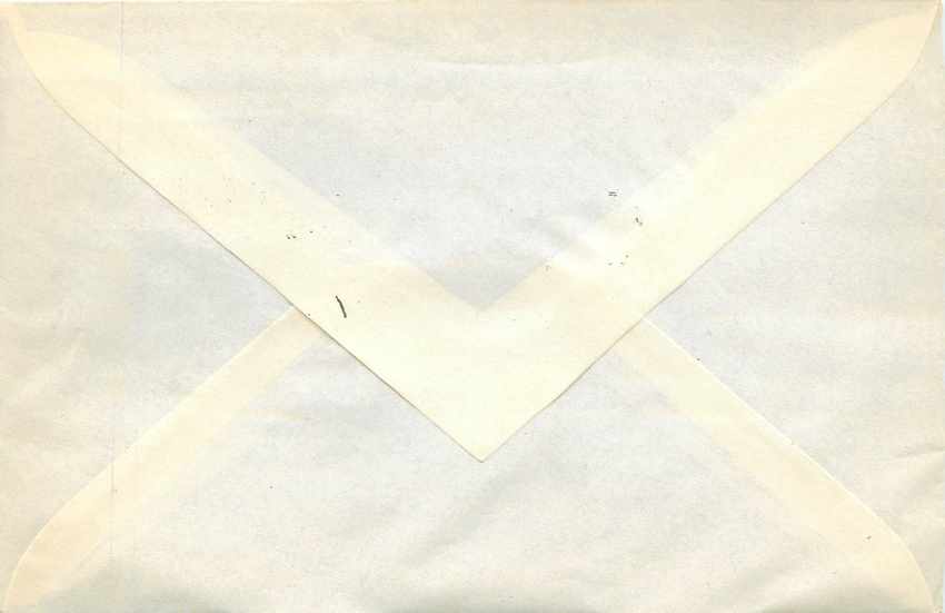 Lettre Cover Italie AMG FTT  FDC 1951 — Rückseite