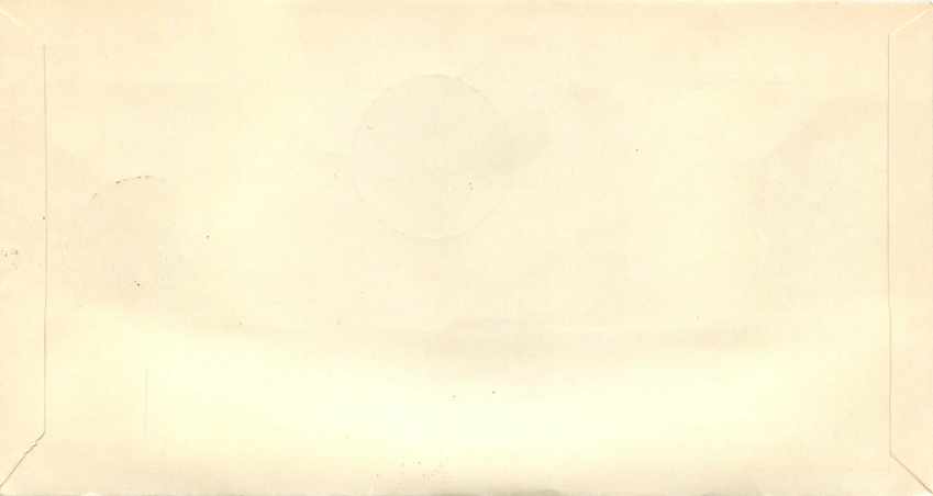 Lettre Cover Italia AMG FTT Lion Venezia Cinema 1952 — Rückseite