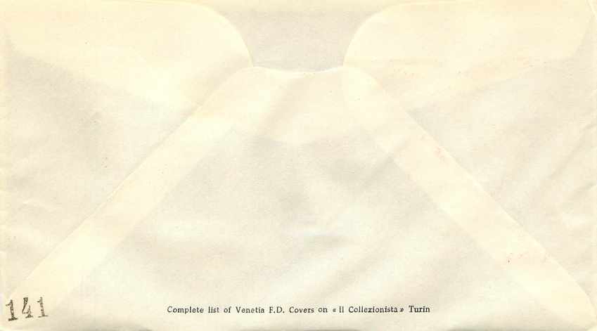 Mostra Nazionale delle Truppe Alpine d'Italia — Territorio Libero di Triesie — éditeur AMG, n° 159 — Achterkant