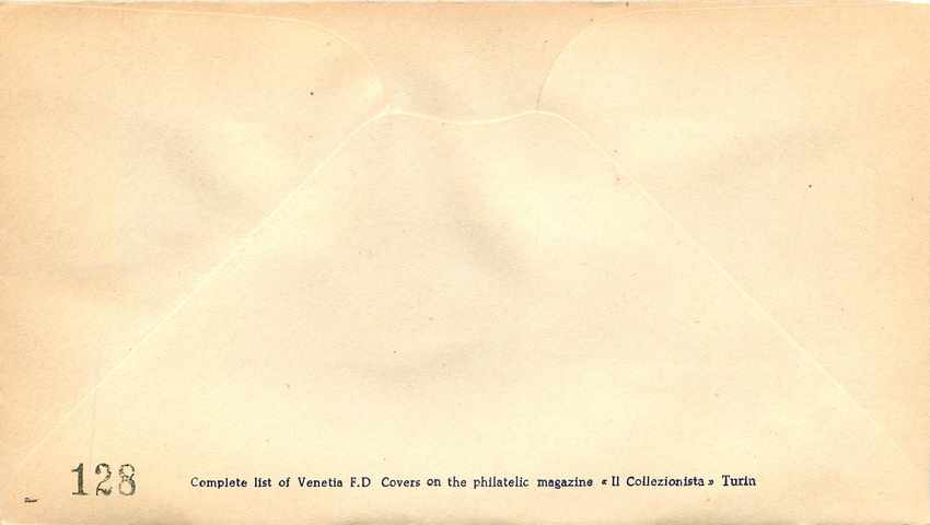 Freier Territorium von Triest — Centenar der Geburt des Malers Antonio Mancini — unbekannter Verlag, Nr. 166 — Rückseite