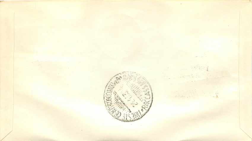 Lettre Cover Italia AMG FTT FDC  1953 Automobile  — Rückseite