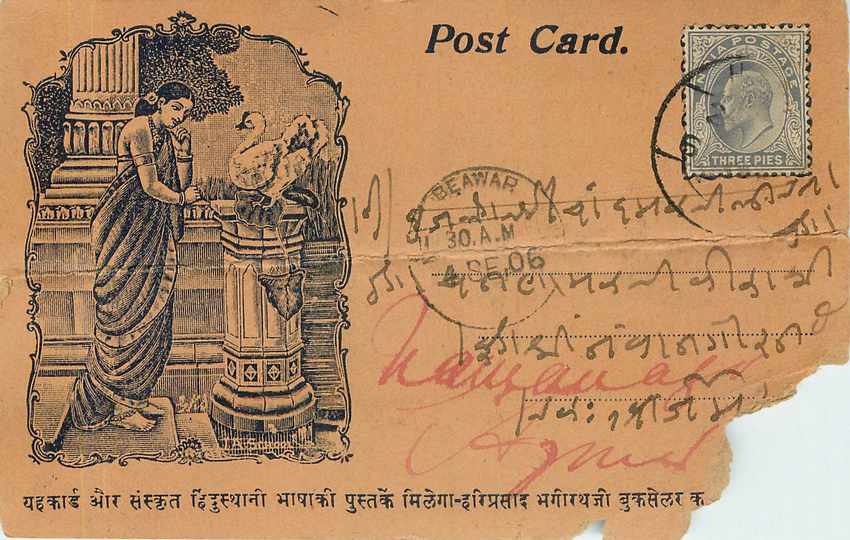 Postal Stationary Entier Postal Inde India Oiseau