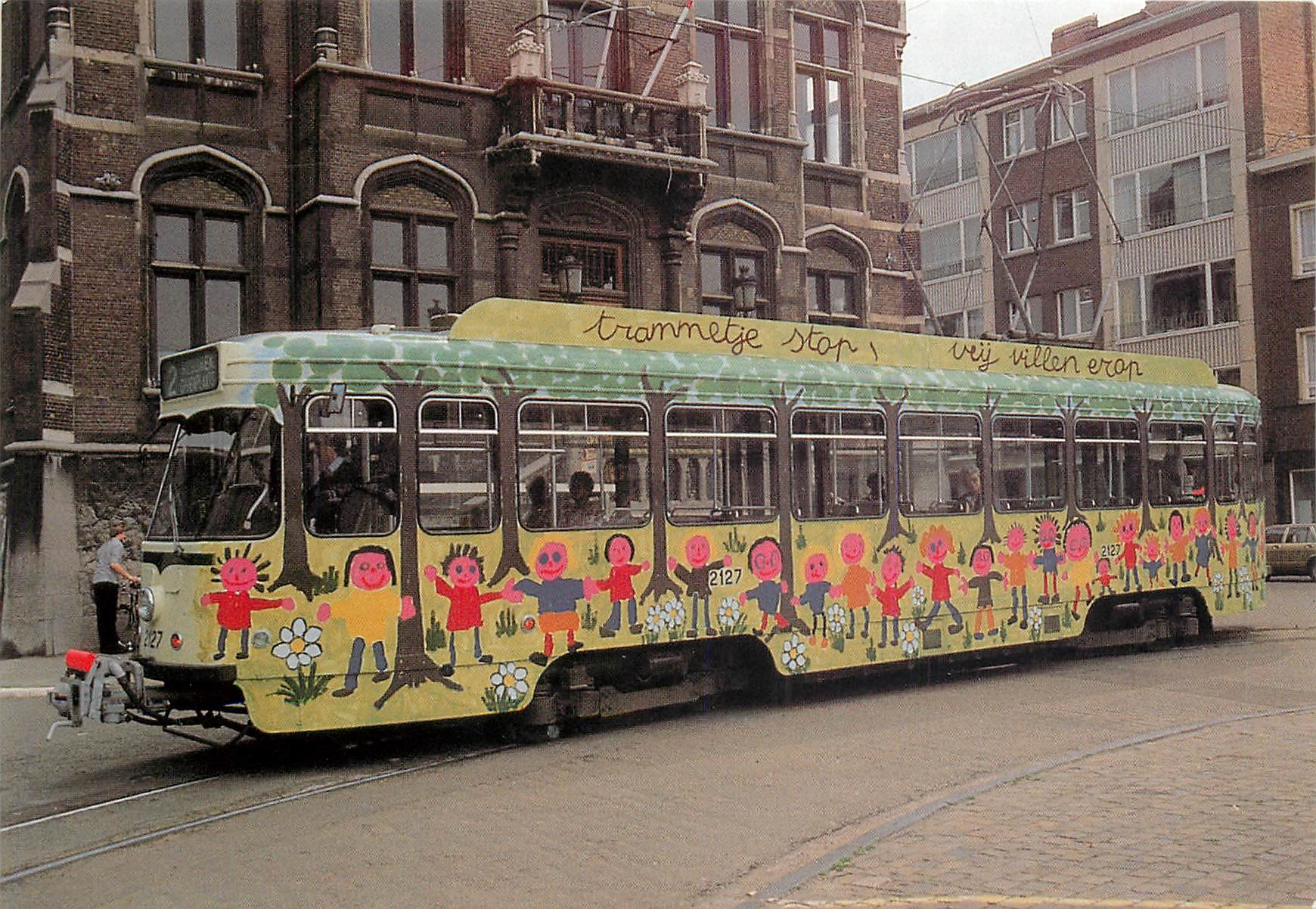 CPM Amutra Vereniging voor het Trammuseum Association pour le Musee du Tramway Hoboken PCC 2127 Kind