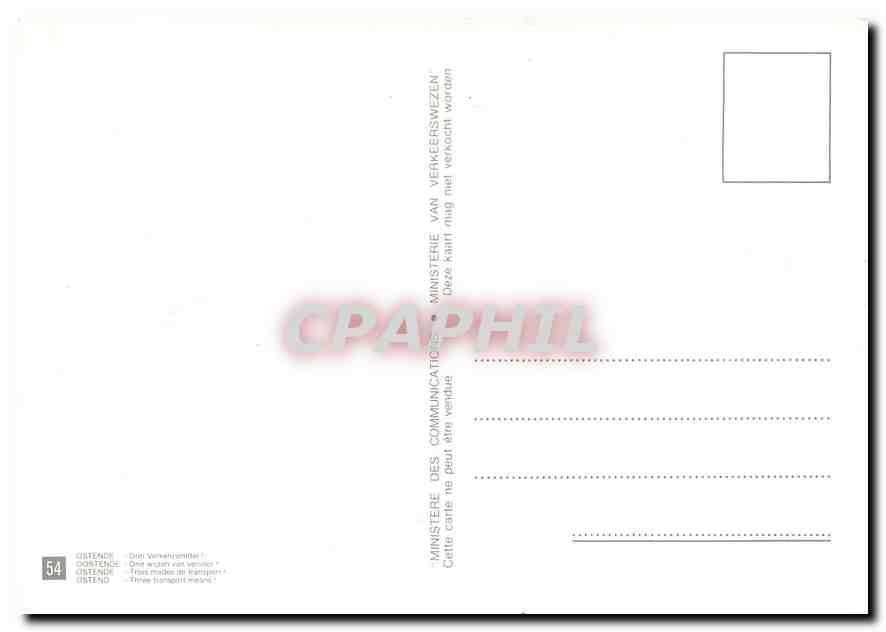 CPM Ostende — Verso