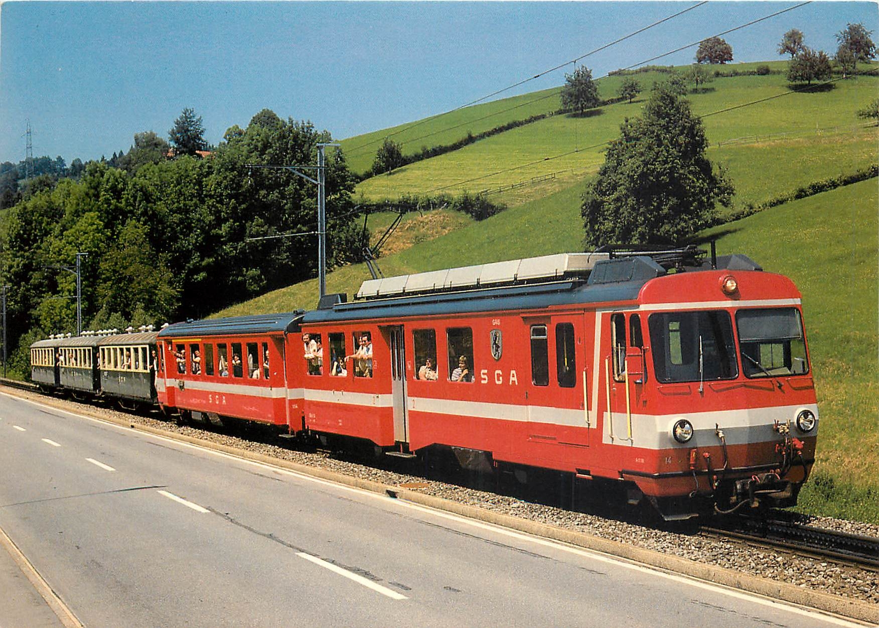 CPM Switzerland Pendelzug der St Gallen Gais Appenzell Bahn 