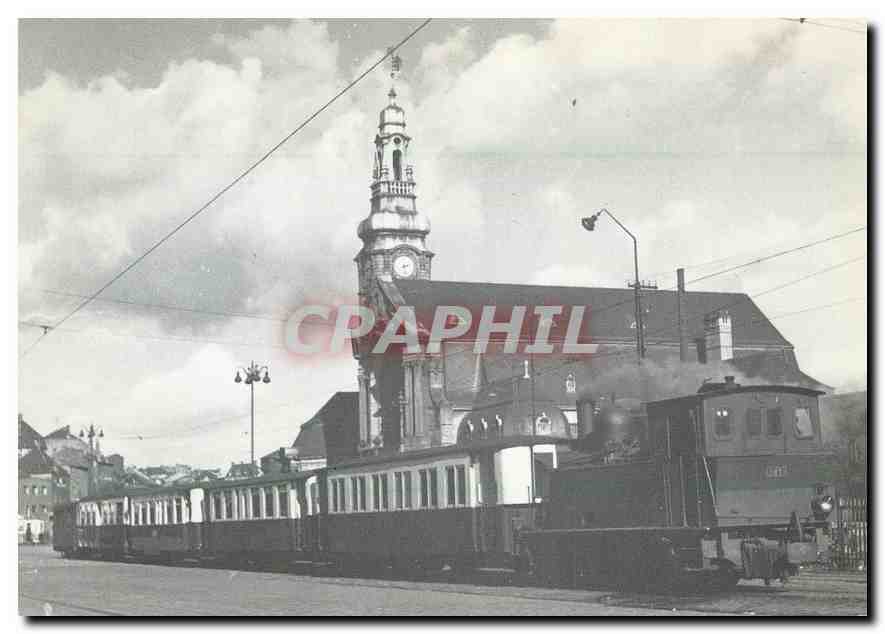 CPM Voie etroite CFL Loc 361 en direction de Remich Gare Luxembourg 