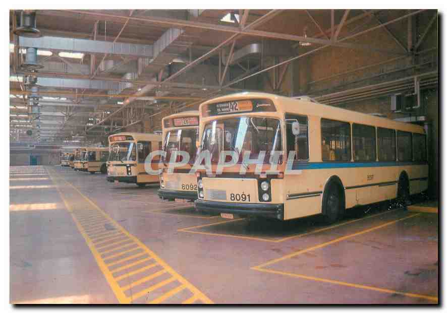 CPM Bruxelles Garage des autobus au depot d'Auderghem