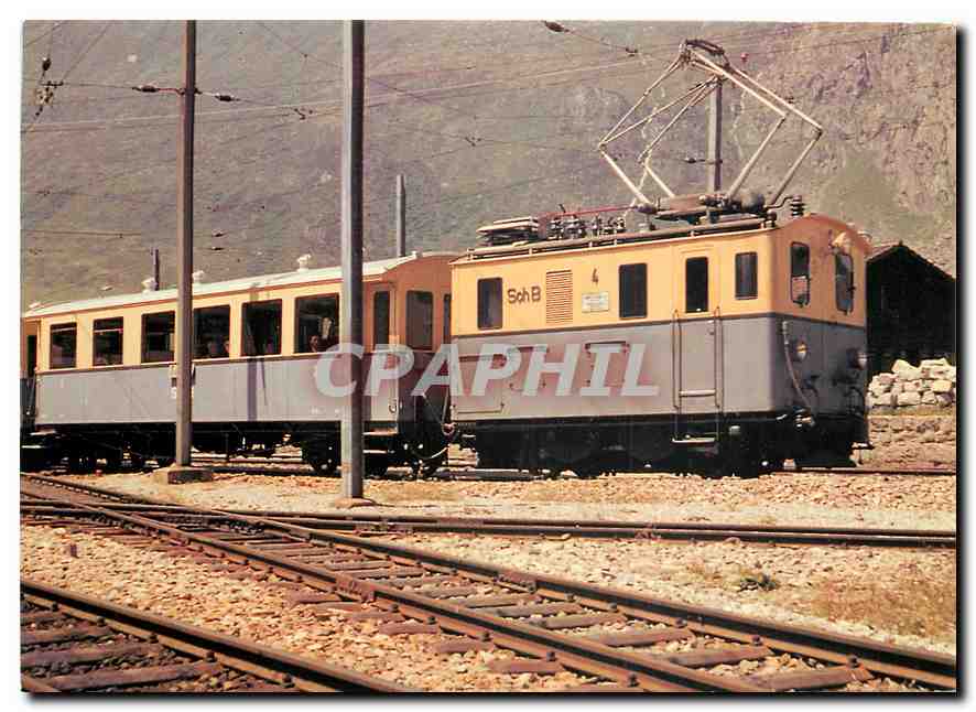 CPM Zug der Schollenen Bahn mit der Lokomotive
