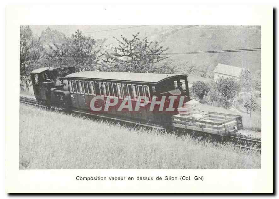 CPM Composition vapeur en dessus de Glion 