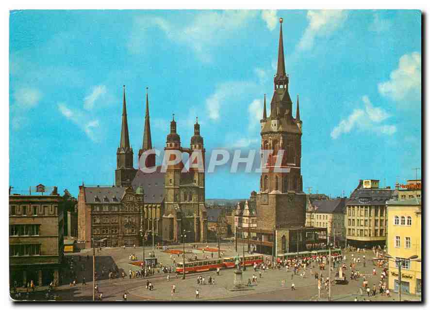 CPM Halle Saale Marktplatz 