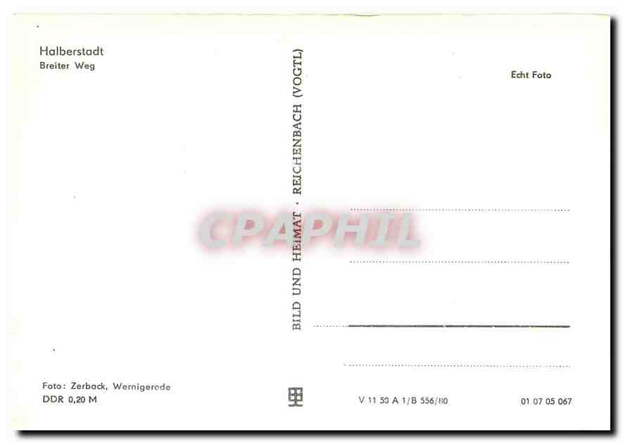 CPM Halberstadt Breiter Weg  — Back