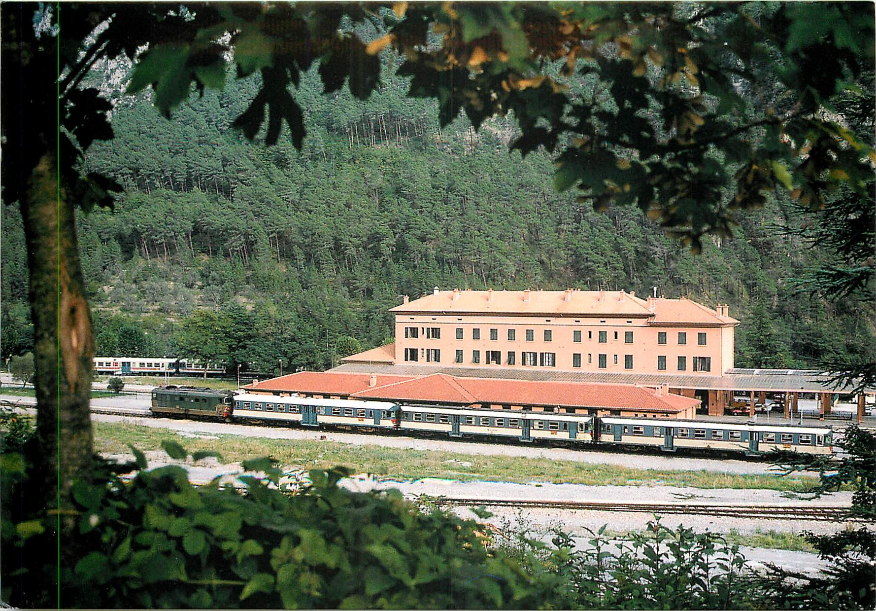CPM La gare de Breil sur Roya au debut des annees 
