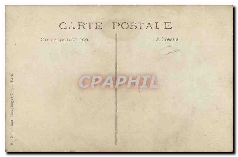 Carte Photo CPA Homme Costume — Verso