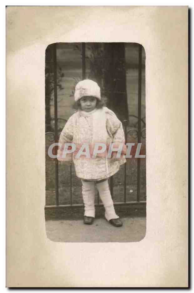 Carte Photo CPA Enfant bebe annes folles