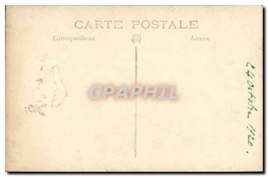 Carte Photo CPA Enfant bebe 1920 — Rückseite