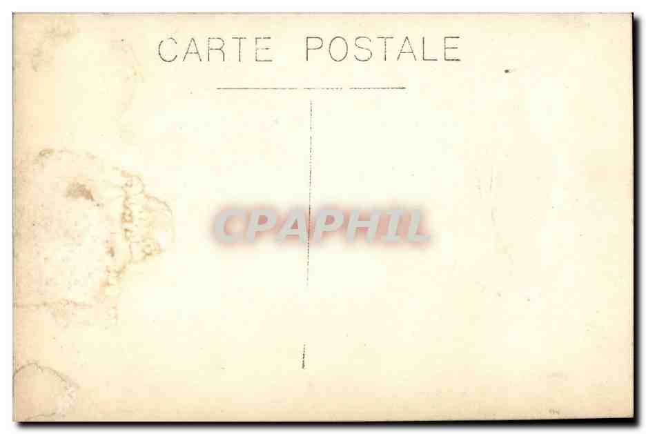 Carte Photo CPA Enfant bebe Homme Plage — Verso