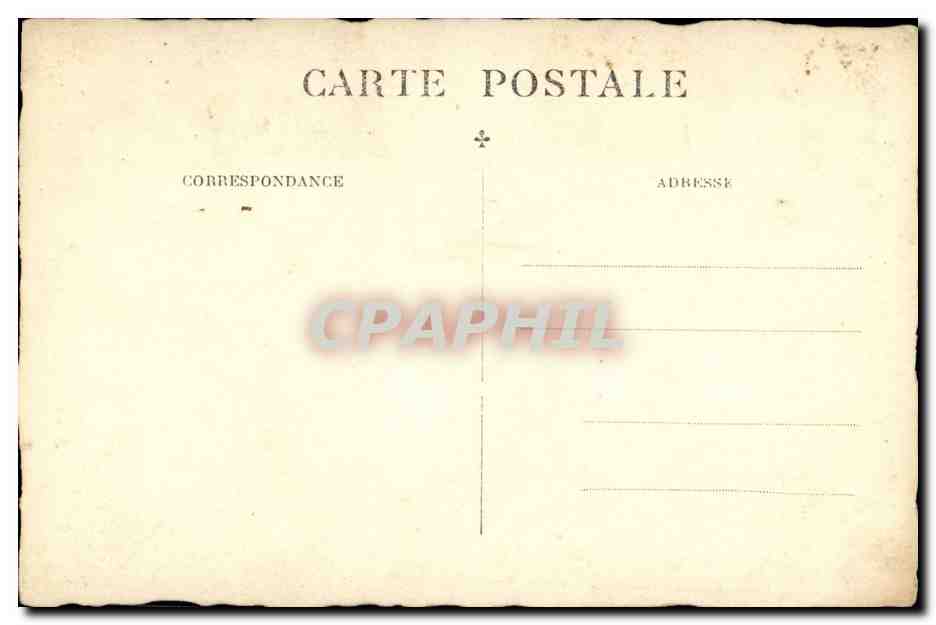 Trois hommes en costume — studio photographique — CPAPHIL — Verso