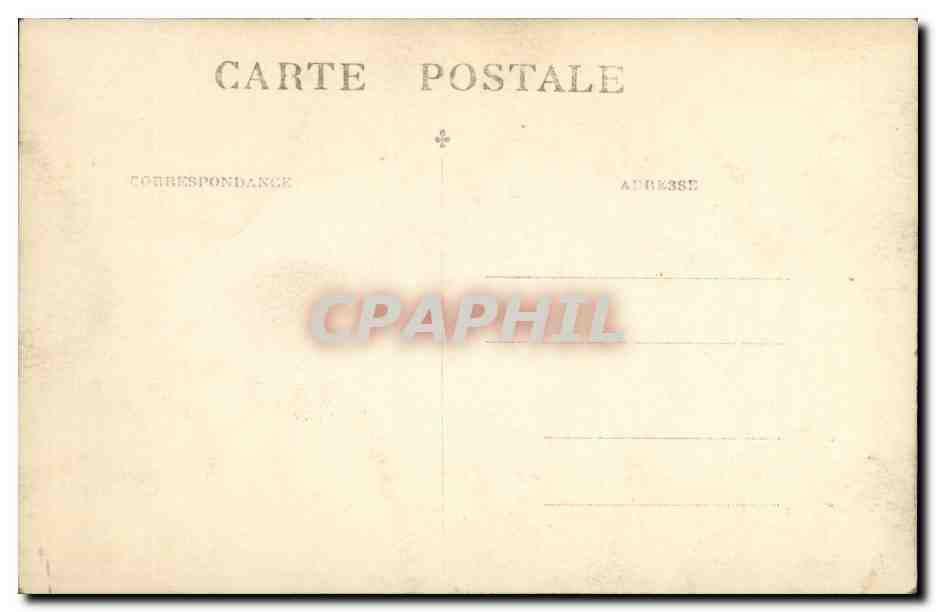 Carte Photo CPA plage Enfants — Rückseite