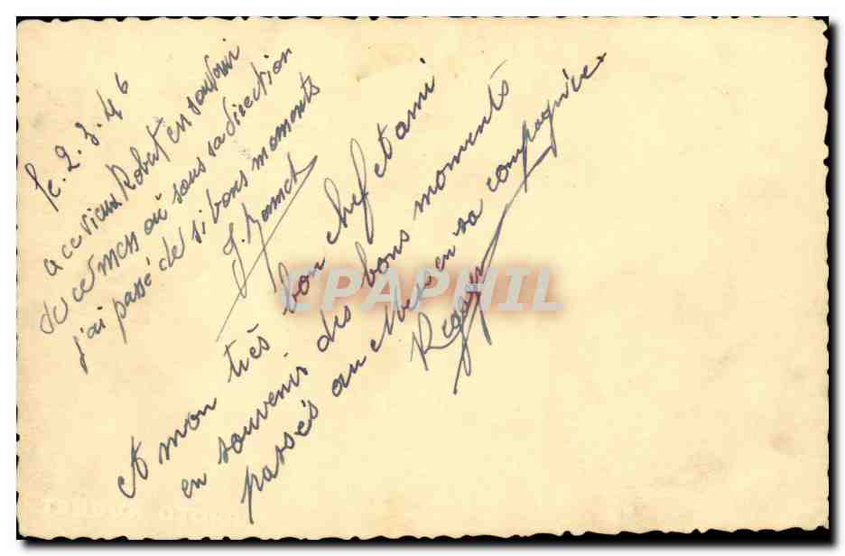 Carte Photo CPA Metiers Aviateurs Annees folles Aviation Aeroplane — Rückseite