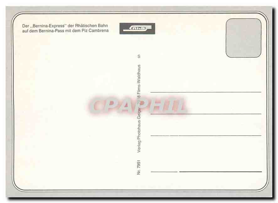 CPM Bernina Express  — Back