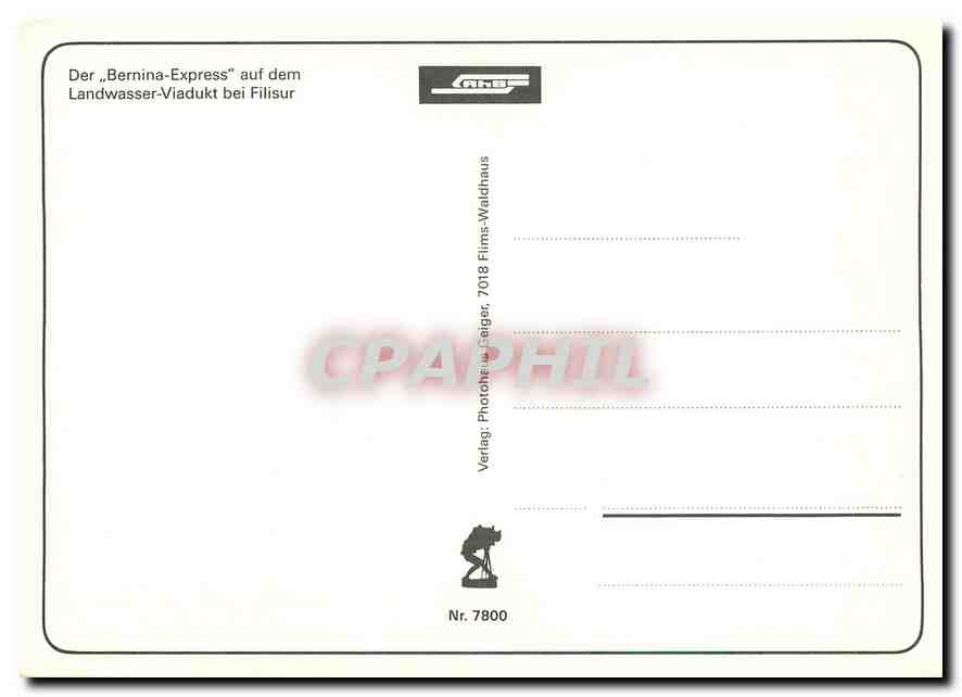 CPM Bernina Express Filisur — Verso