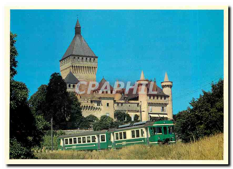 CPM Chemin de fer Biere Apples Morges  BE 4 4 12 Château de Vufflens